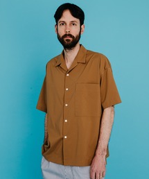 MR.OLIVE | 【セットアップ対応】撥水 ストレッチウェザー/ビッグポケット  オープンカラーオーバーシャツ(シャツ/ブラウス)