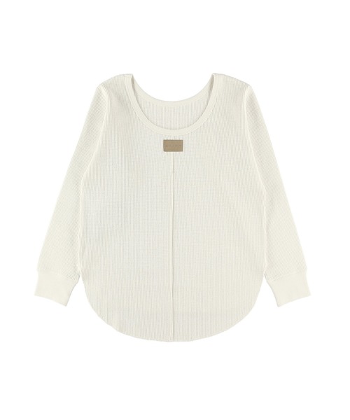 ALEXIA STAM（アリシアスタン）の「Open Back Waffle Top/オープンバックワッフルトップ（Tシャツ/カットソー・レディース・ホワイト/グリーン/モカ・FREE）」の16枚目の写真