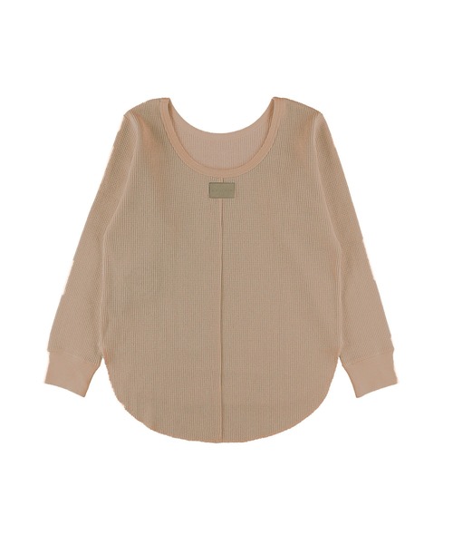 ALEXIA STAM（アリシアスタン）の「Open Back Waffle Top/オープンバックワッフルトップ（Tシャツ/カットソー・レディース・ホワイト/グリーン/モカ・FREE）」の22枚目の写真