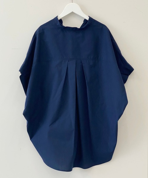 AMERICAN HOLIC（アメリカンホリック）の「スキッパードルマンバックタックシャツ ＊（シャツ/ブラウス・レディース・ネイビー/オフホワイト/その他5/ストライプ/ライトベージュ/ホワイト系その他6/ホワイト系その他7/ブルー系その他4/ブルー系その他5・M/L）」の10枚目の写真