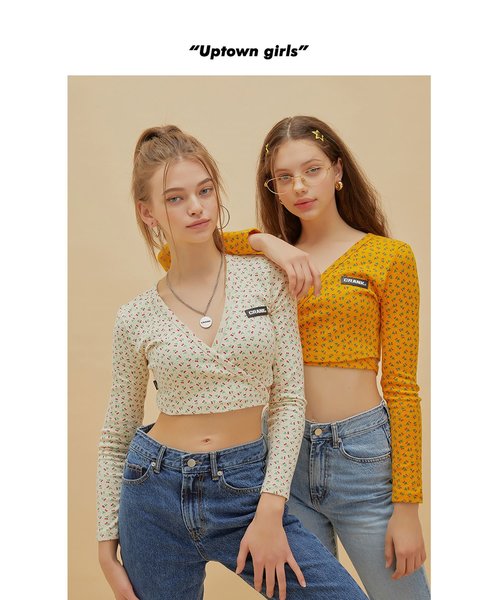 CRANK（クランク）の「『CRANK』CHERRY WRAP CARDIGAN/チェリーラップ