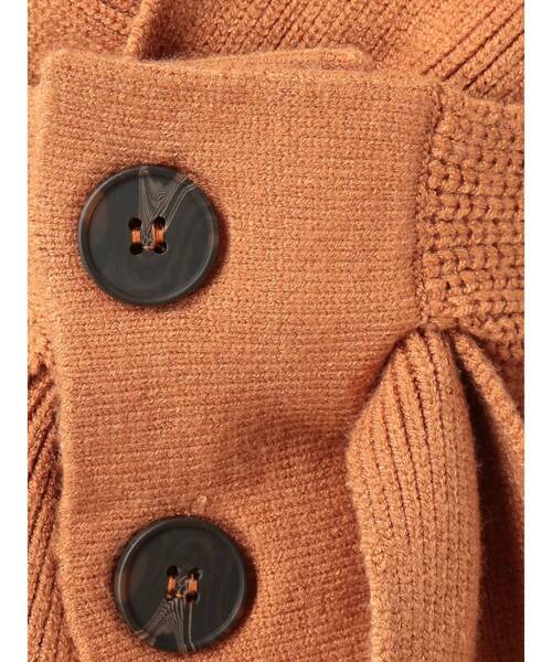 EMODA（エモダ）の「ワイドタイニットビスチェ（ベスト・レディース・ブラック/ベージュ/オレンジ・FREE）」の6枚目の写真