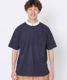 coen | 鹿の子スタンドカラーポロシャツ(ポロシャツ)