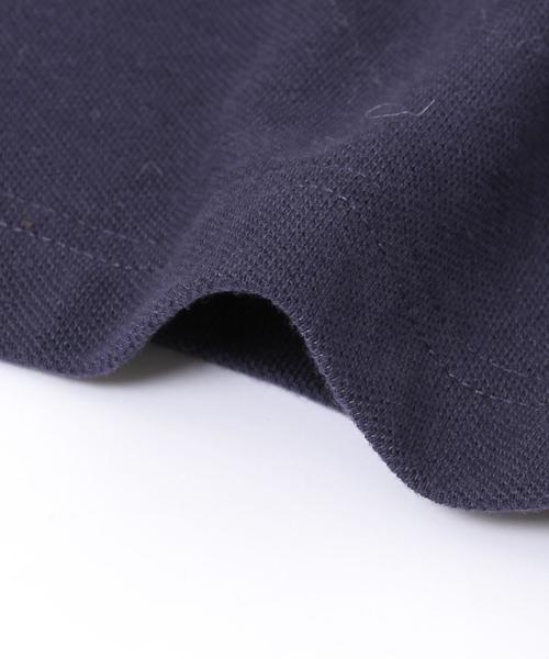 coen（コーエン）の「鹿の子スタンドカラーポロシャツ（ポロシャツ・メンズ・ネイビー/ブラウン・X-LARGE/LARGE/SMALL/MEDIUM）」の14枚目の写真