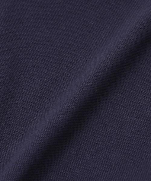 coen（コーエン）の「鹿の子スタンドカラーポロシャツ（ポロシャツ・メンズ・ネイビー/ブラウン・X-LARGE/LARGE/SMALL/MEDIUM）」の15枚目の写真