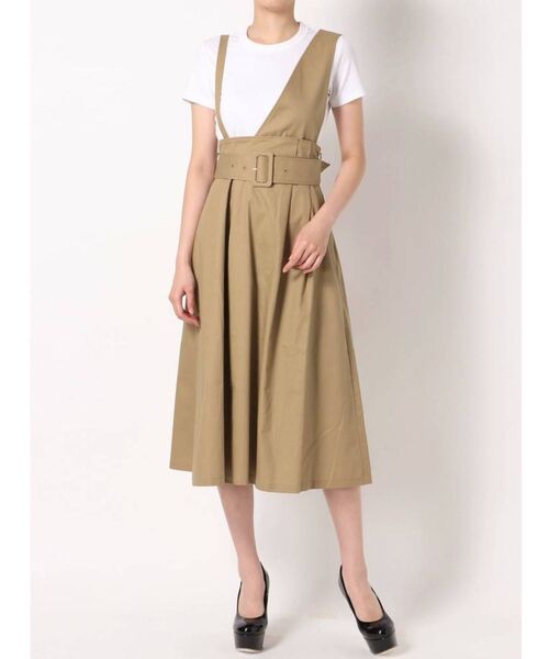 RESEXXY（リゼクシー）の「ワンショルハイウエストスカート（スカート・レディース・ブラック/ベージュ/カーキ・FREE）」の3枚目の写真