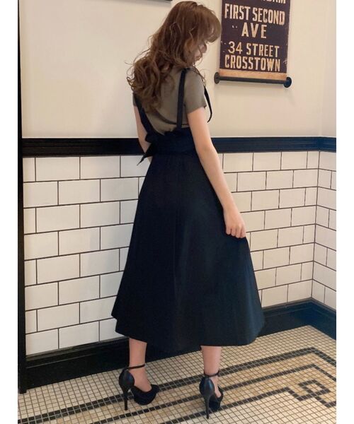 RESEXXY（リゼクシー）の「ワンショルハイウエストスカート（スカート・レディース・ブラック/ベージュ/カーキ・FREE）」の7枚目の写真