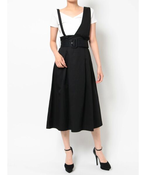 RESEXXY（リゼクシー）の「ワンショルハイウエストスカート（スカート・レディース・ブラック/ベージュ/カーキ・FREE）」の9枚目の写真