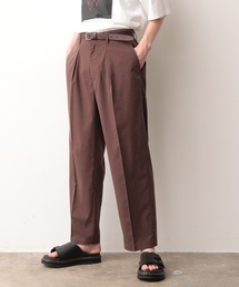 JUNRED | 【セットアップ可能】エアリーストレッチワイドパンツ(スラックス)