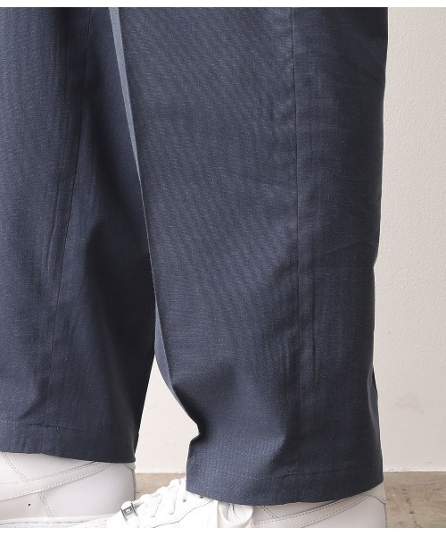 JUNRED（ジュンレッド）の「【セットアップ可能】エアリーストレッチワイドパンツ（スラックス・メンズ・ホワイト/ブラウン/ブルー・S/M/L）」の22枚目の写真