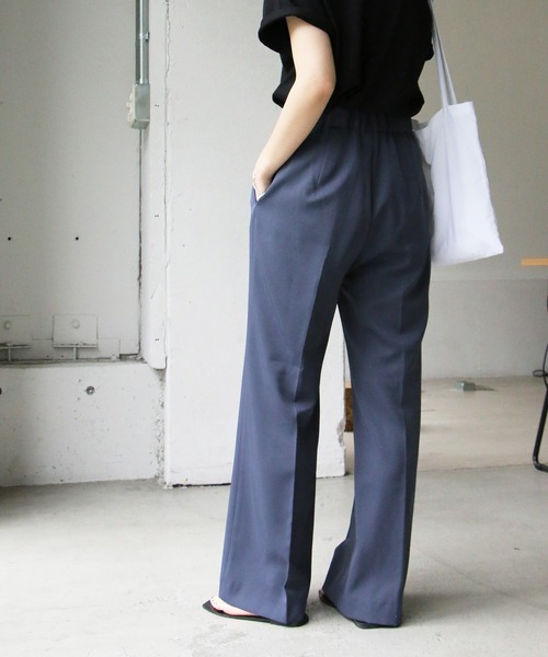 notch.（ノッチ）の「センタープレスパンツ（スラックス・レディース・プラム/ブルー/グリーン/ブラック/ブラウン/ダークグリーン/バイオレット/オレンジ/イエロー・TM/M）」の13枚目の写真