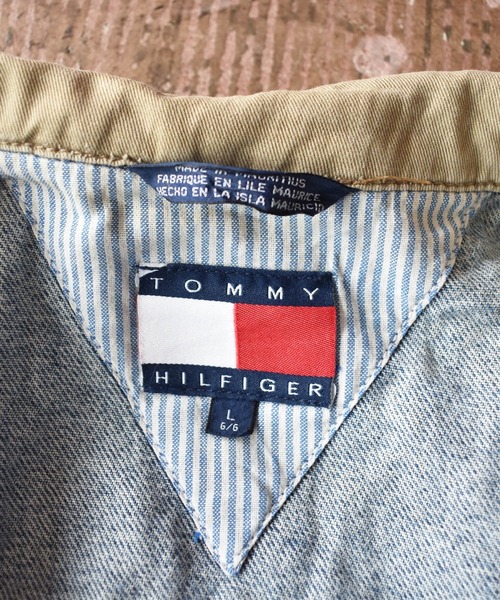 TOMMY HILFIGER（トミーヒルフィガー）の「【ヴィンテージ古着】TOMMY HILFIGER/トミーヒルフィガー デニムジャケット（デニムジャケット・メンズ・ブルー・LARGE）」の7枚目の写真
