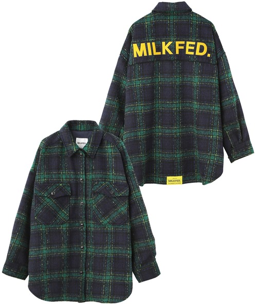MILKFED.（ミルクフェド）の「PLAID SHIRT JACKET（ブルゾン