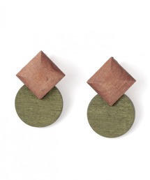 LAKOLE | カラーウッドピアス / LAKOLE(ピアス（両耳用）)