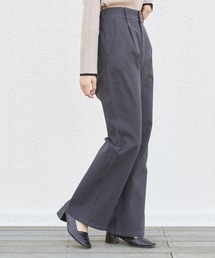 Chico | イージーカラーフレアパンツ/カラーデニム(その他パンツ)