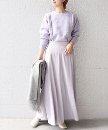 【WEB限定】マルチソリッドフレアスカート◇