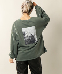 裏起毛バックフォトスウェット