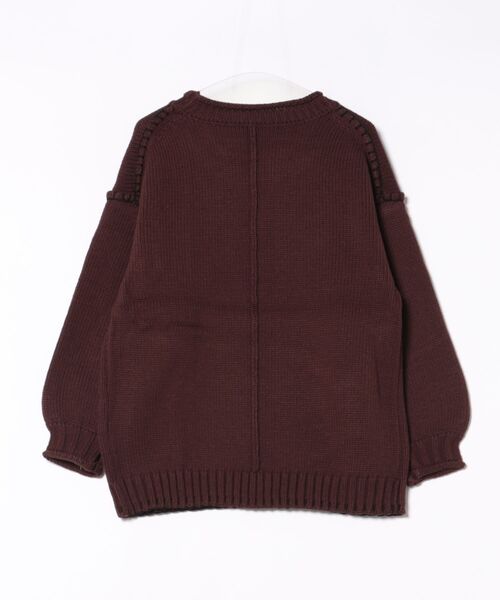 KOBE LETTUCE（コウベレタス）の「ハンドステッチビッグシルエットニットトップス（ニット/セーター・レディース・ベージュ/ブルー系その他/ブラウン/ブラック・FREE）」の13枚目の写真