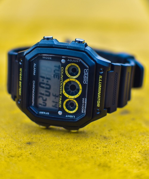 CASIO(カシオ)の「★CASIO(カシオ)★ワールドタイム デジタル(デジタル腕時計・メンズ・ブルー/グレー/ブラック系その他/レッド/ブラック・FREE)」の2枚目の写真