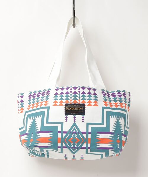 PENDLETON(ペンドルトン)の「【 PENDLETON / ペンドルトン 】 PRINT LUNCH TOTE / ペンドルトン ランチトートバッグ ハンドバック(トートバッグ・メンズ・カーキ/ベージュ/グリーン・FREE)」の3枚目の写真