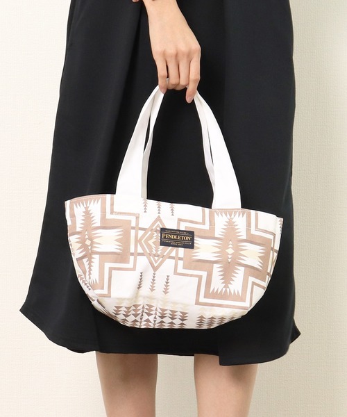 PENDLETON(ペンドルトン)の「【 PENDLETON / ペンドルトン 】 PRINT LUNCH TOTE / ペンドルトン ランチトートバッグ ハンドバック(トートバッグ・メンズ・カーキ/ベージュ/グリーン・FREE)」の4枚目の写真