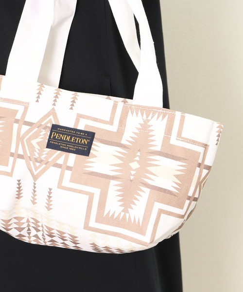 PENDLETON(ペンドルトン)の「【 PENDLETON / ペンドルトン 】 PRINT LUNCH TOTE / ペンドルトン ランチトートバッグ ハンドバック(トートバッグ・メンズ・カーキ/ベージュ/グリーン・FREE)」の6枚目の写真