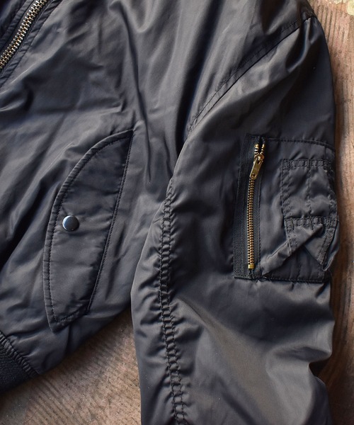 alpha　ma-1　82790J(USAF)　ブラック POST JUNK / 90s～ ALPHA INDUSTRIES ”MIL-J-82790J” パッチ