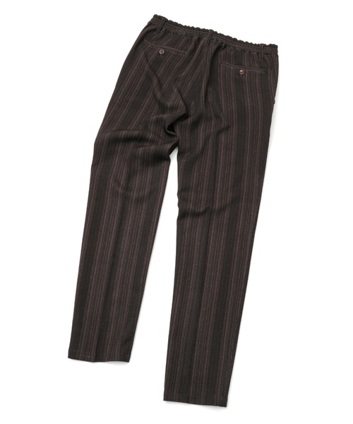 MEN'S BIGI（メンズビギ）の「アムンゼンマルチストライププリント パンツ（スラックス・メンズ・ネイビー/ブラウン・01/02/03/04）」の7枚目の写真