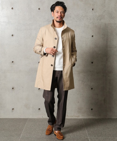 MEN'S BIGI（メンズビギ）の「アムンゼンマルチストライププリント パンツ（スラックス・メンズ・ネイビー/ブラウン・01/02/03/04）」の18枚目の写真