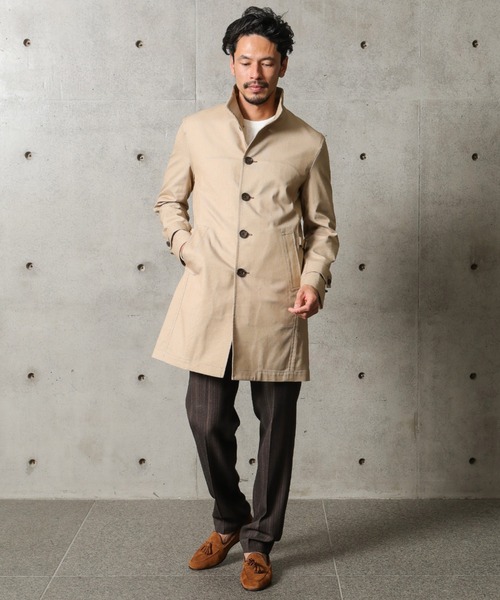 MEN'S BIGI（メンズビギ）の「アムンゼンマルチストライププリント パンツ（スラックス・メンズ・ネイビー/ブラウン・01/02/03/04）」の13枚目の写真