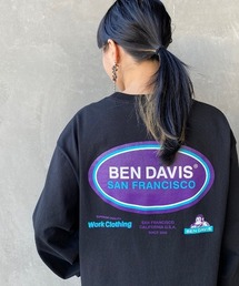 BEN DAVIS | [BEN DAVIS/ベン デイビス] OVAL LOGO バックプリントロングスリーブTシャツ(Tシャツ/カットソー)