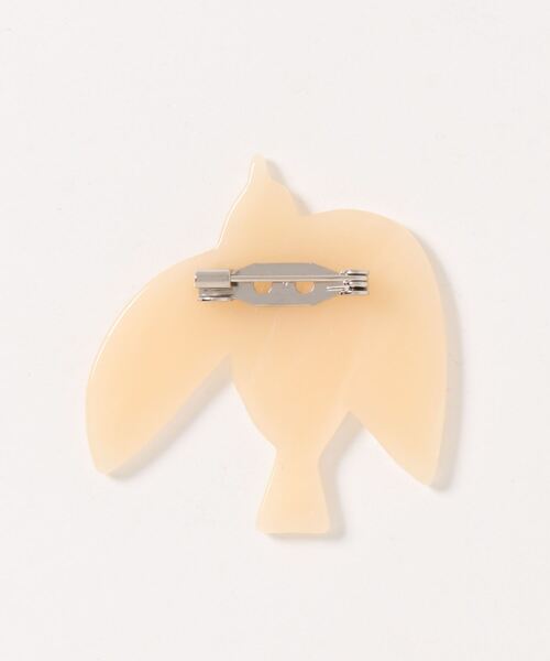 POU DOU DOU（プードゥドゥ）の「ランドスケープとりブローチ（ブローチ/コサージュ・レディース・ベージュ・8）」の2枚目の写真