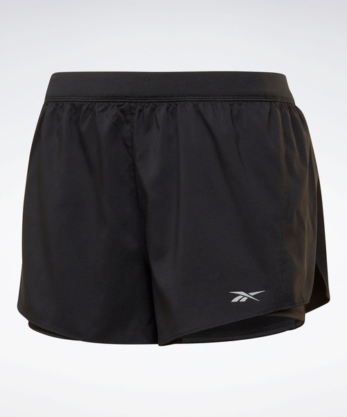 Reebok(リーボック)の「ランニング エッセンシャルズ ツーインワン ショーツ / Running Essentials Two-in-One Shorts(スウェットパンツ・レディース・ブラック・SMALL/MEDIUM/LARGE/X-LARGE/XX-LARGE/X-SMALL/XXX-LARGE/XX-SMALL)」の5枚目の写真