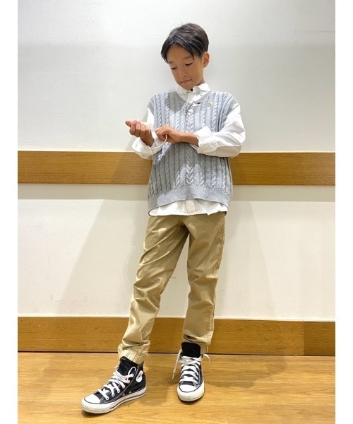 GAP（ギャップ）の「エブリデイジョガーパンツ（キッズ）（その他パンツ・キッズ・ベージュ/カーキ/ブルー・L/XL/XXL/S/M/XS）」の9枚目の写真