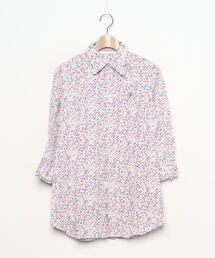 ブランド古着 メンズのシャツ ブラウス ピンク 桃色系 花柄 ボタニカル柄 古着通販 Zozoused