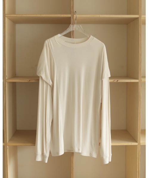 TODAYFUL（トゥデイフル）の「シアータックロングT（Tシャツ