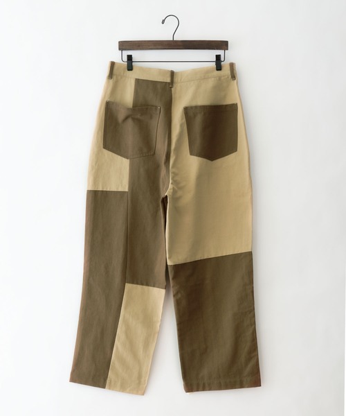 BASQUE magenta（バスクマゼンタ）の「パッチワーク ツイルワイドバルーンテーパードパンツ（その他パンツ・メンズ・ホワイト系その他/ブラウン系その他・M/L）」の17枚目の写真