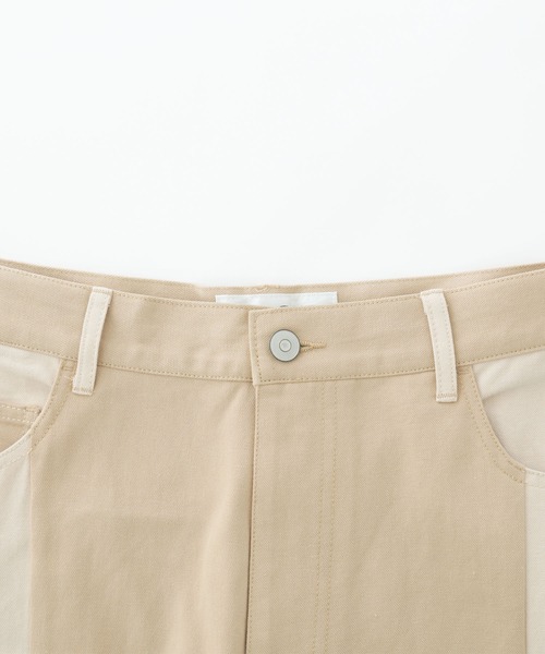 BASQUE magenta（バスクマゼンタ）の「パッチワーク ツイルワイドバルーンテーパードパンツ（その他パンツ・メンズ・ホワイト系その他/ブラウン系その他・M/L）」の18枚目の写真