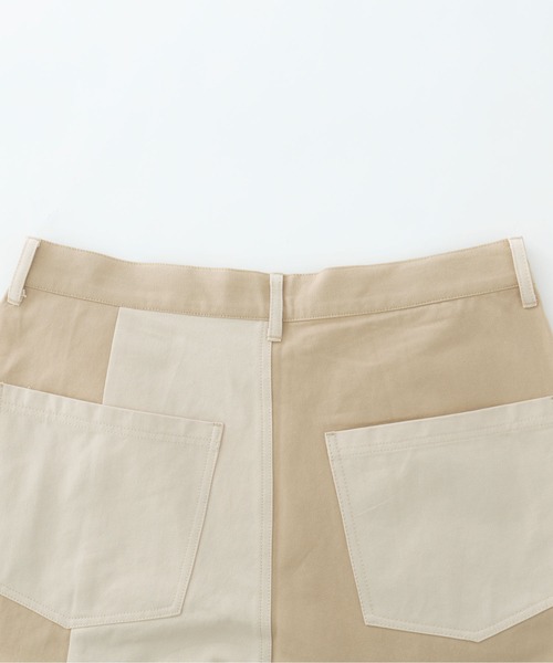 BASQUE magenta（バスクマゼンタ）の「パッチワーク ツイルワイドバルーンテーパードパンツ（その他パンツ・メンズ・ホワイト系その他/ブラウン系その他・M/L）」の19枚目の写真