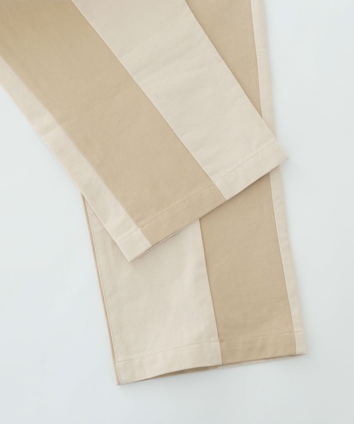 BASQUE magenta（バスクマゼンタ）の「パッチワーク ツイルワイドバルーンテーパードパンツ（その他パンツ・メンズ・ホワイト系その他/ブラウン系その他・M/L）」の21枚目の写真