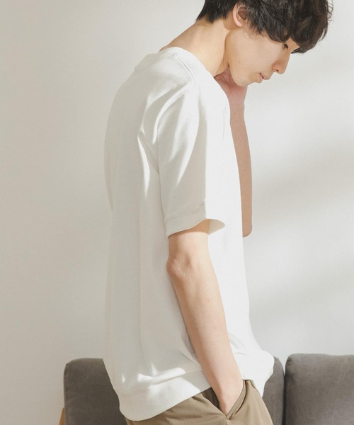 FORK&SPOON(フォークアンドスプーン)の「FORK&SPOON ヘビーウェイトショートスリーブTシャツ(Tシャツ/カットソー・メンズ・ピンク系その他/ネイビー/グリーン系その他/オフホワイト・5/4)」の10枚目の写真