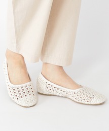 PUメッシュパンプス