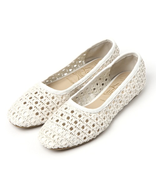 studio CLIP（スタディオクリップ）の「PUメッシュパンプス（パンプス・レディース・ホワイト/ブラウン・MEDIUM/LARGE）」の3枚目の写真