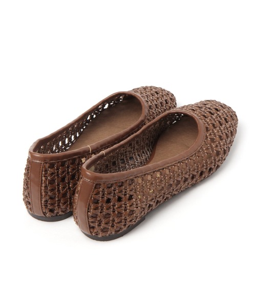 studio CLIP（スタディオクリップ）の「PUメッシュパンプス（パンプス・レディース・ホワイト/ブラウン・MEDIUM/LARGE）」の7枚目の写真