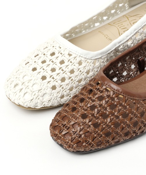 studio CLIP（スタディオクリップ）の「PUメッシュパンプス（パンプス・レディース・ホワイト/ブラウン・MEDIUM/LARGE）」の9枚目の写真
