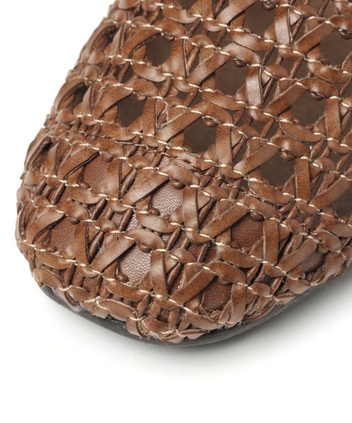 studio CLIP（スタディオクリップ）の「PUメッシュパンプス（パンプス・レディース・ホワイト/ブラウン・MEDIUM/LARGE）」の11枚目の写真