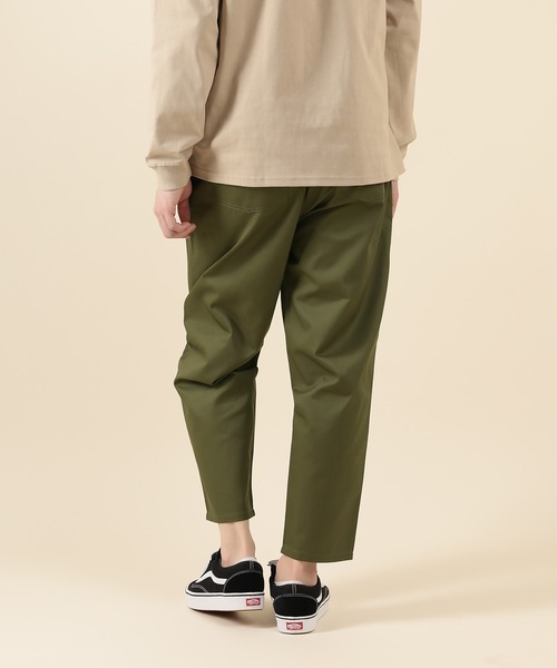 SlashDate（スラッシュデイト）の「バルーンテーパード アンクル シェフパンツ（チノパンツ・メンズ・オリーブ/キナリ/ベージュ/ブラック/サックスブルー・S/L/M/XL）」の21枚目の写真