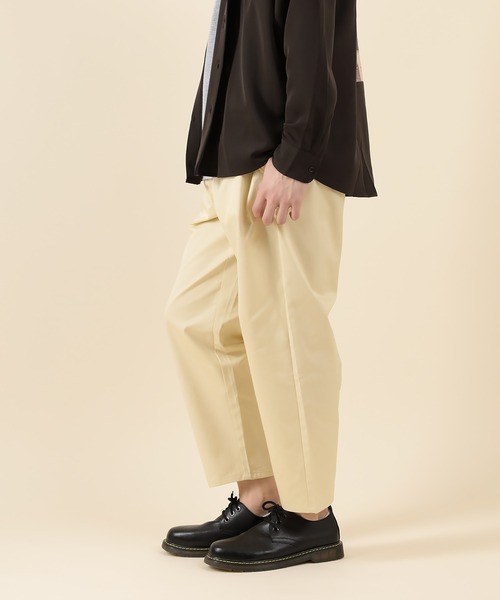 SlashDate（スラッシュデイト）の「バルーンテーパード アンクル シェフパンツ（チノパンツ・メンズ・オリーブ/キナリ/ベージュ/ブラック/サックスブルー・S/L/M/XL）」の7枚目の写真