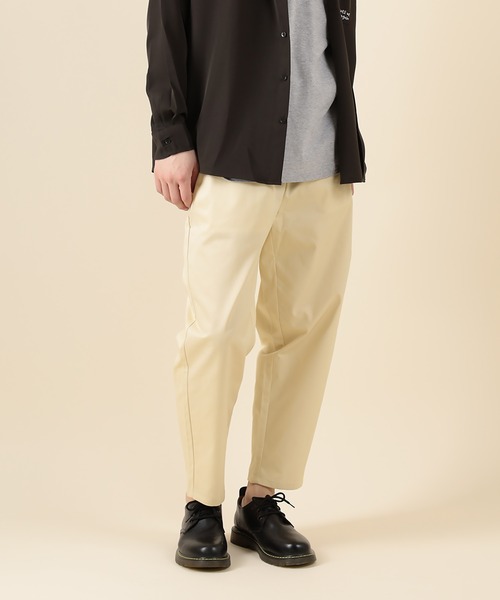 SlashDate（スラッシュデイト）の「バルーンテーパード アンクル シェフパンツ（チノパンツ・メンズ・オリーブ/キナリ/ベージュ/ブラック/サックスブルー・S/L/M/XL）」の6枚目の写真