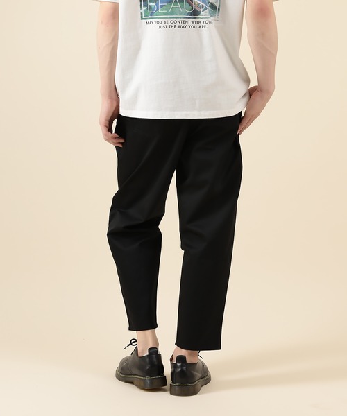 SlashDate（スラッシュデイト）の「バルーンテーパード アンクル シェフパンツ（チノパンツ・メンズ・オリーブ/キナリ/ベージュ/ブラック/サックスブルー・S/L/M/XL）」の12枚目の写真